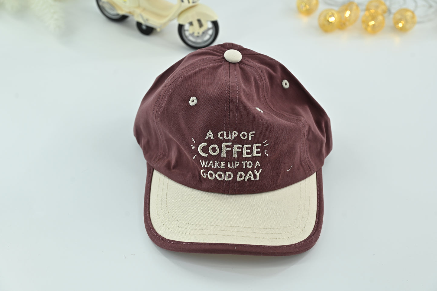 Kids Coffee Quote Baseball Cap