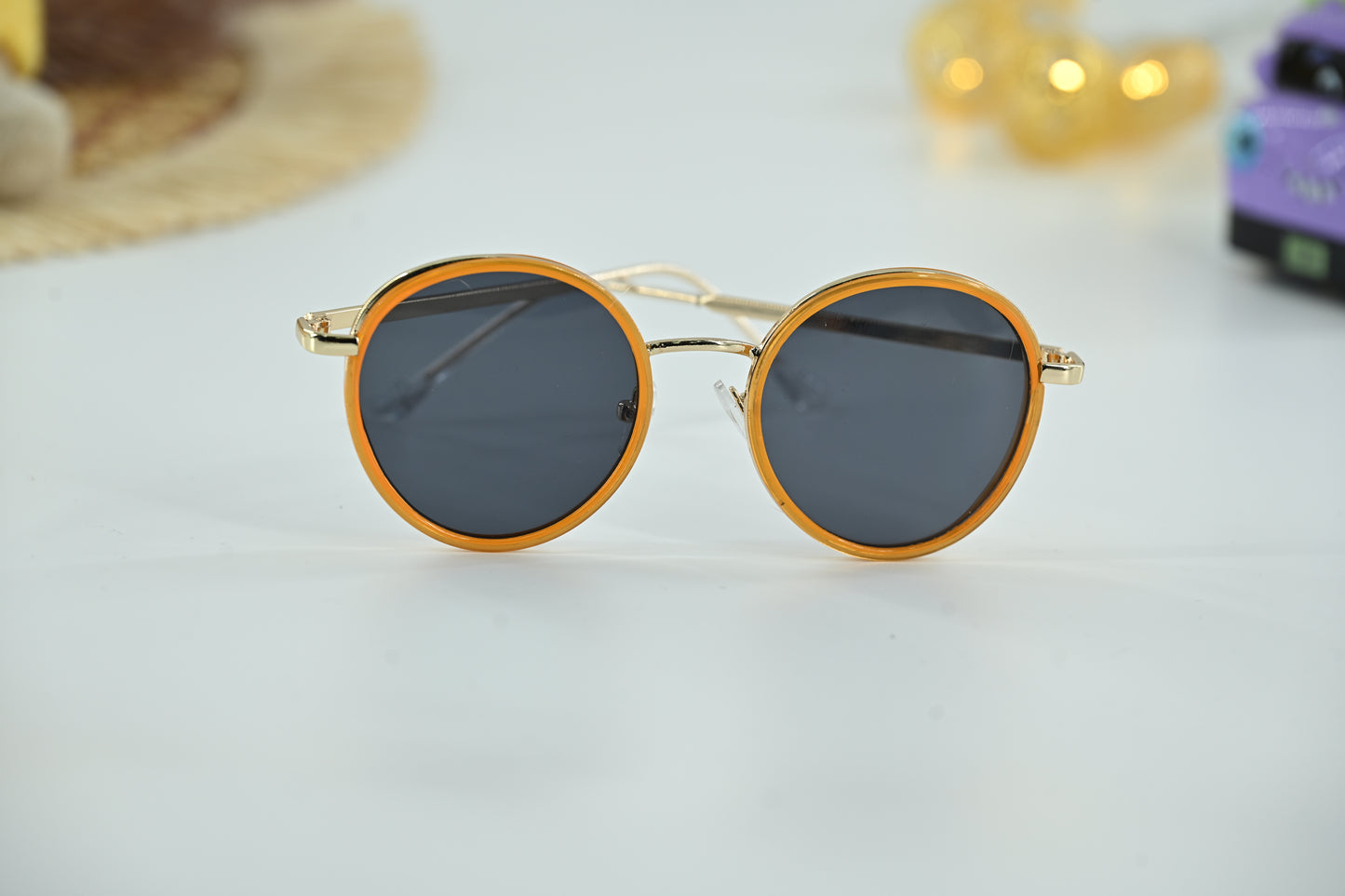 Kids Retro Round UV Protection Sunglasses