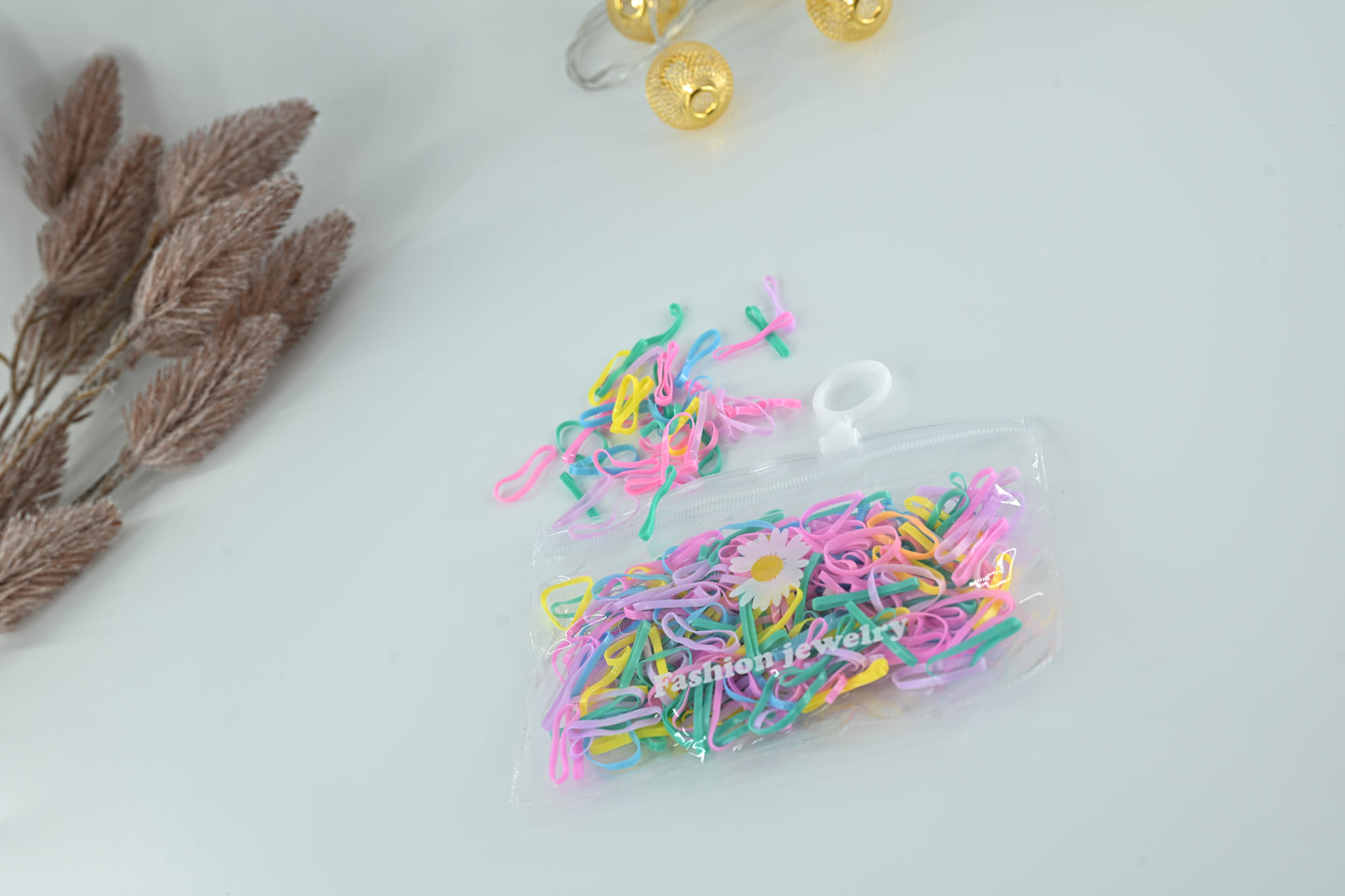 Little Daisy Colorful Hair Rubber Bands Set