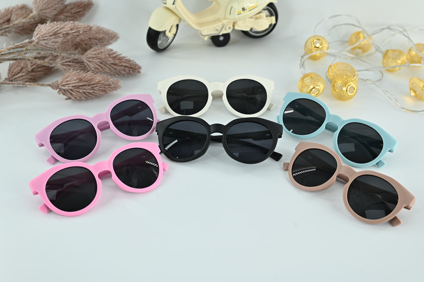 Kids Round Fashion Sunglasses