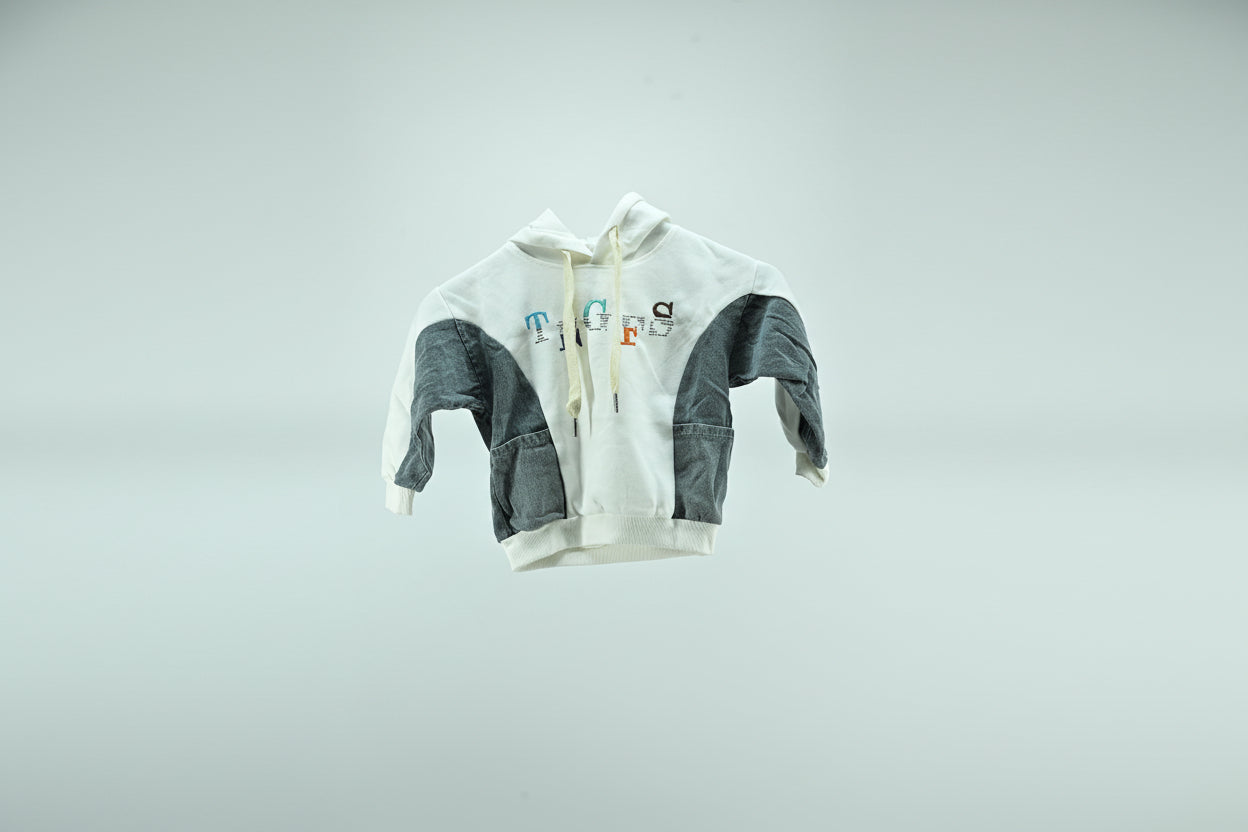 Boys Cotton Colorblock Hoodie Summer