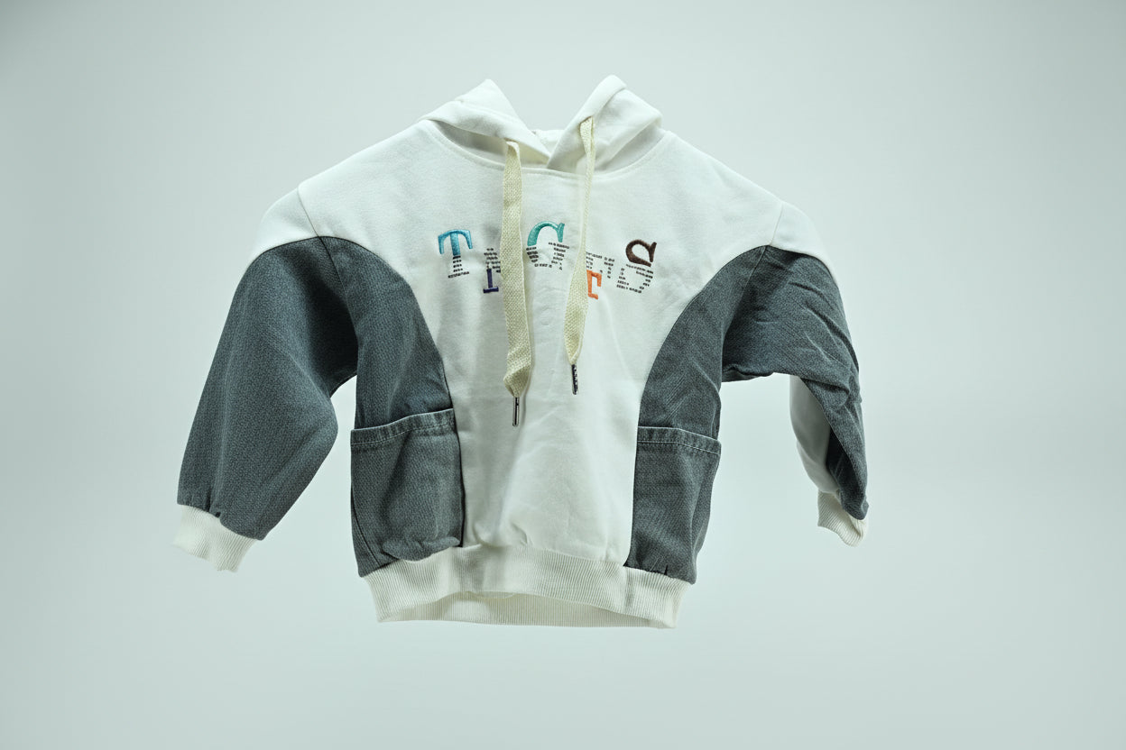 Boys Cotton Colorblock Hoodie Summer