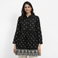 Women’s Elegant  Embroidered Flared Tunic Dress