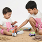 Kids Pink “HT” Graphic T-Shirt and Shorts 2-Piece Set