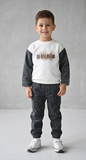Boys “BOSS” Embroidered Casual Sweatshirt