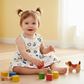 Cute Heart Print Girls Cotton Dress – Soft Summer Wear
