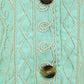 Mint Green Embroidered Cotton Girls Kurti – Medium