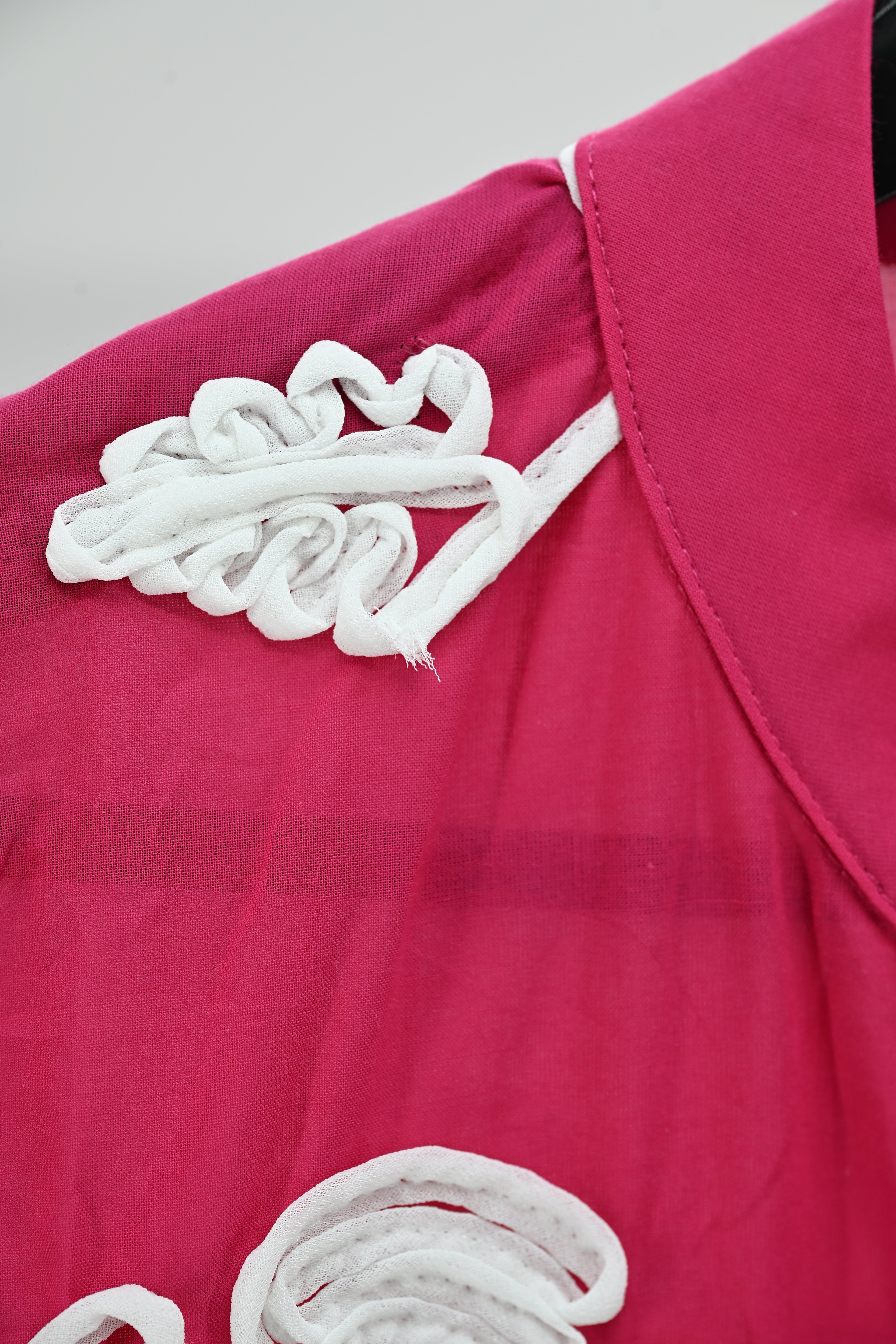 Rose Bloom Embroidered Cotton Tunic Top – Free Size