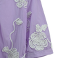 Lavender Bloom Embroidered Cotton Girls Kurti – Summer