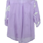 Lavender Bloom Embroidered Cotton Girls Kurti – Summer