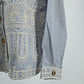 Grey Embroidered Cotton Ladies Kurthi