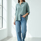 Women’s Blush Pink Oversized Shirt | Free Size Relaxed Fit