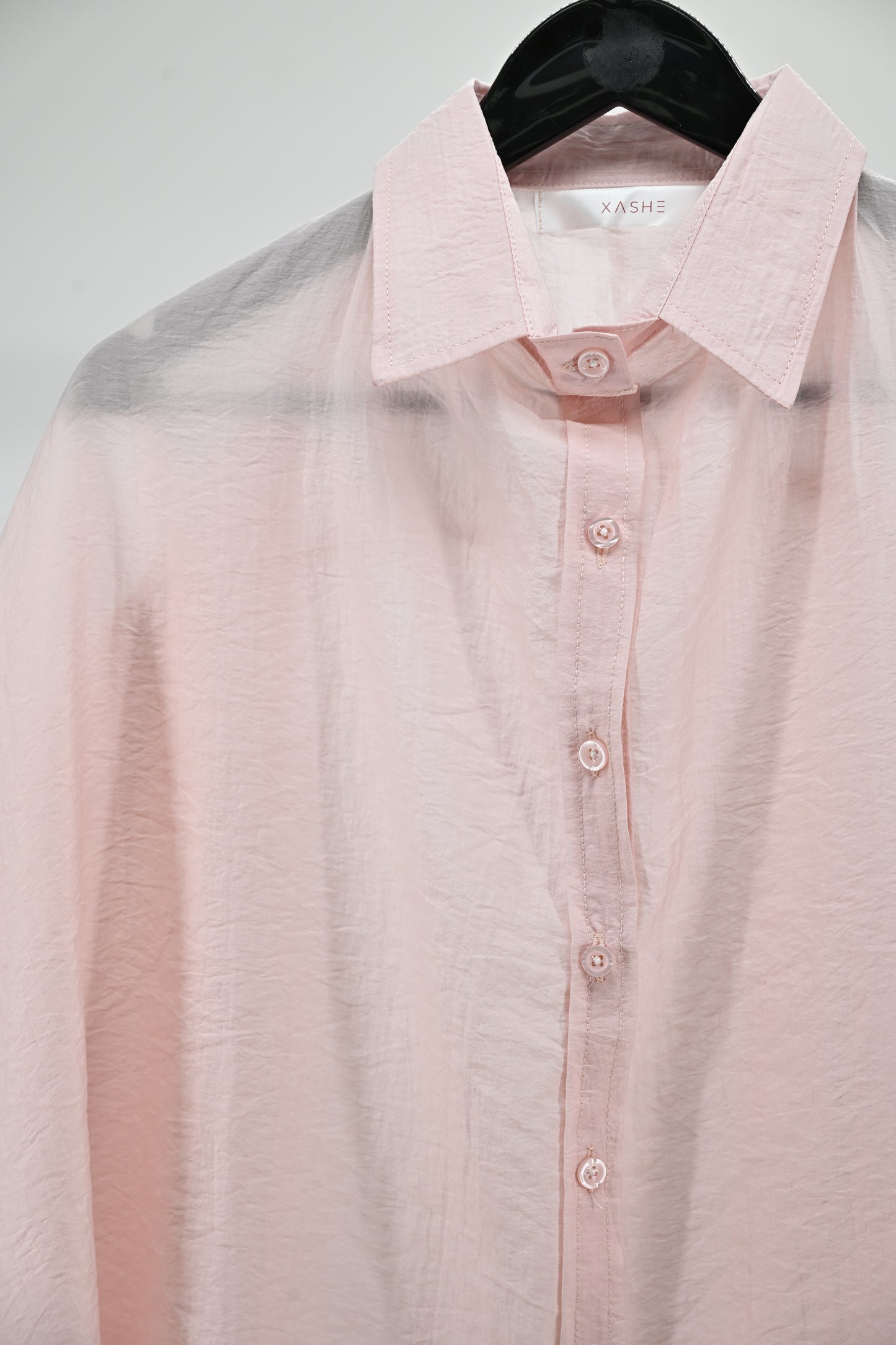 Women’s Blush Pink Oversized Shirt | Free Size Relaxed Fit