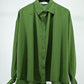 Women’s Green Oversized Shirt | Free Size Relaxed Fit