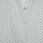 Women’s Classic White Polka Dot Button-Down Shirt