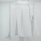 Women’s Classic White Polka Dot Button-Down Shirt