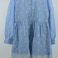 Women’s Elegant  Embroidered Flared Tunic Dress