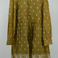 Women’s Elegant  Embroidered Flared Tunic Dress