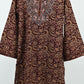 Women’s Elegant Paisley Embroidered Kurti – Black