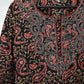 Women’s Elegant Paisley Embroidered Kurti – Black