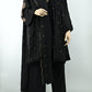 Women’s Black Embroidered Kurta Set with Dupatta