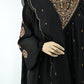 Women’s Black Embroidered Kurta Set with Dupatta