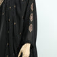 Women’s Black Embroidered Kurta Set with Dupatta