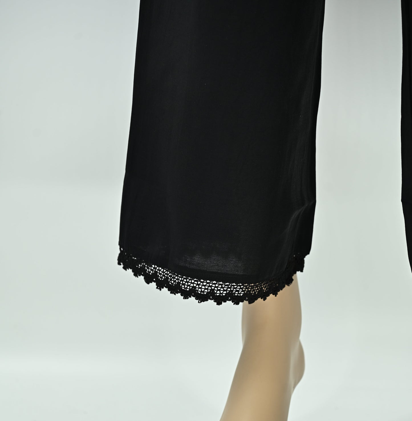 Women’s Black Embroidered Kurta Set with Dupatta