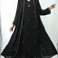 Black Embroidered Kurta Set with Dupatta