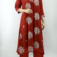 Women’s Red Embroidered Kurta Set with Dupatta