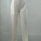 Elegant White Straight Fit Women’s Trousers