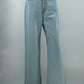 Women’s Light Blue Wide-Leg Jeans