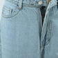 Women’s Light Blue Wide-Leg Jeans