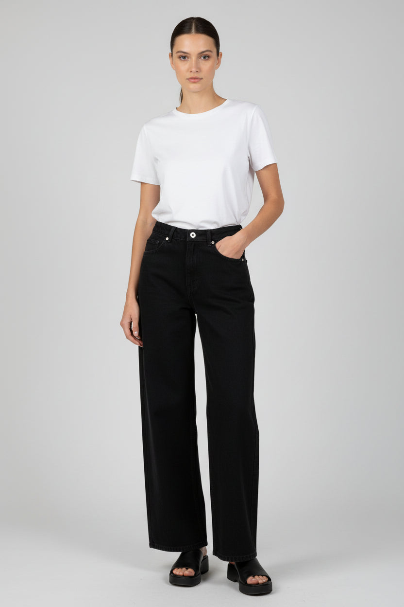 Women’s Classic Black Straight Fit Jeans