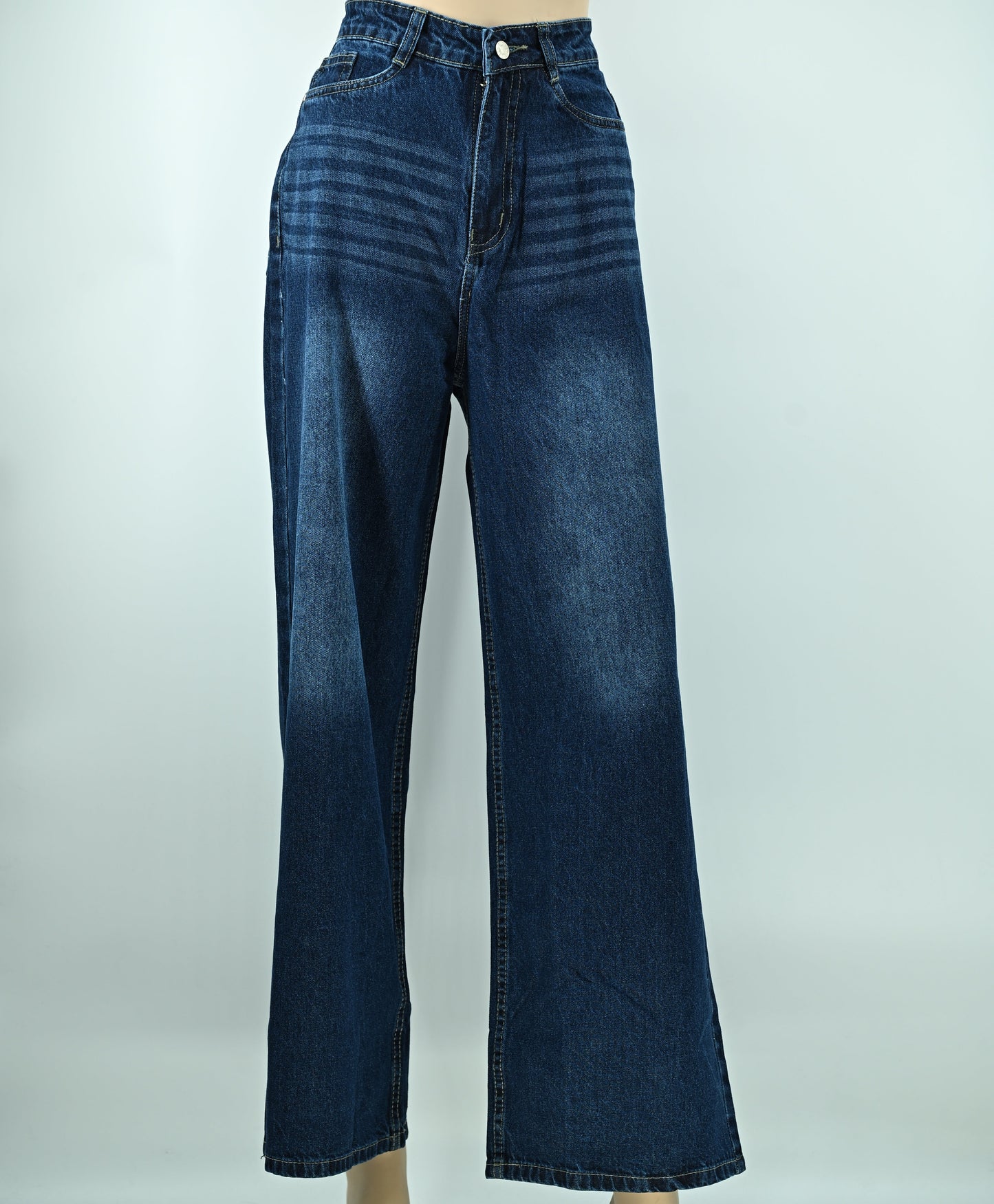 Women’s Dark Blue Straight Fit Jeans