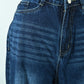 Women’s Dark Blue Straight Fit Jeans