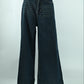 Dark Wash Wide Leg Denim Jeans