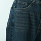 Dark Wash Wide Leg Denim Jeans