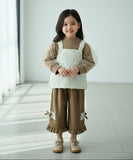 Girls Elegant 3-Piece Pinafore Dress Set