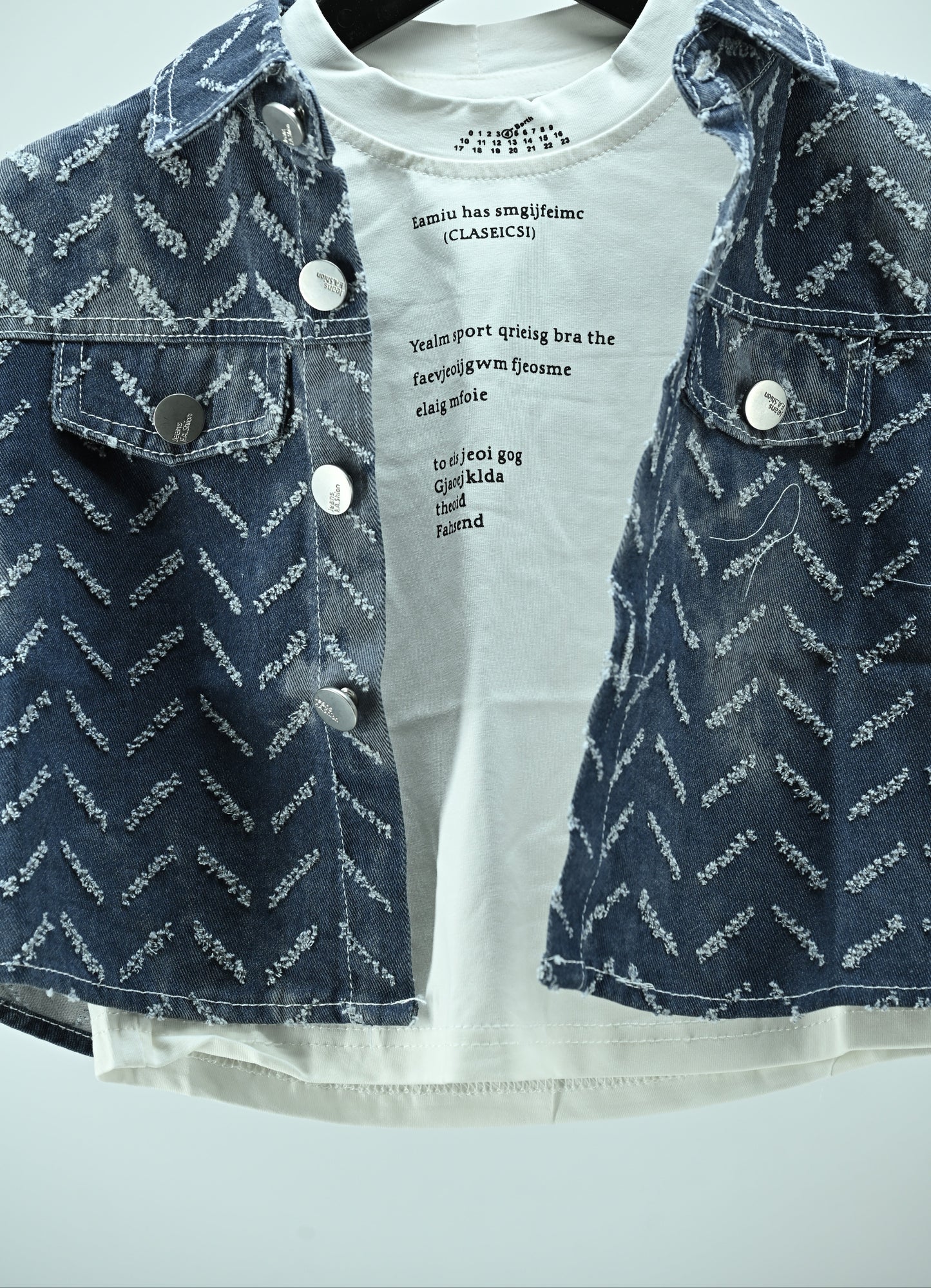 Urban Dash Denim Jacket Set Blue – Boys Party Wear