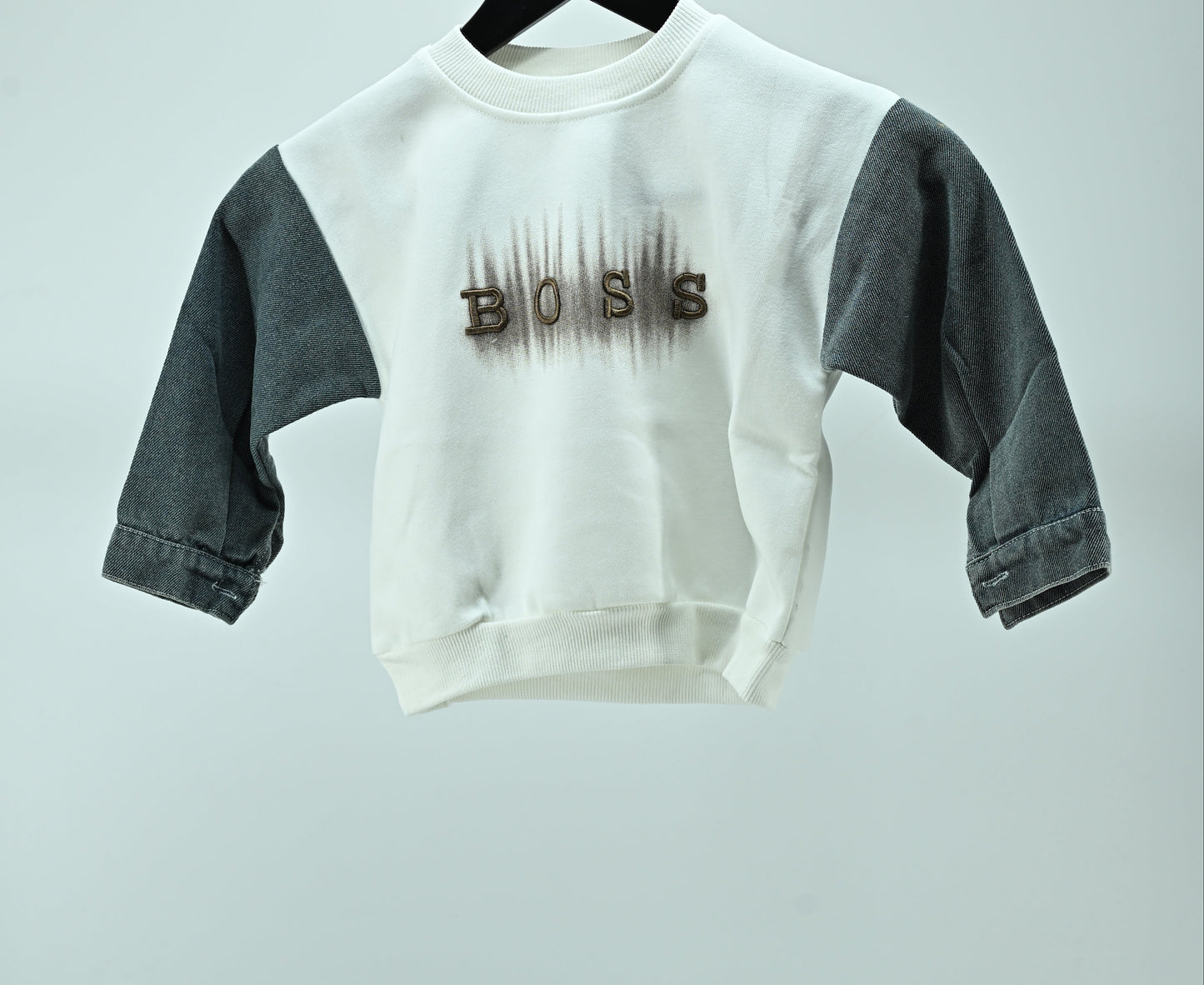 Boys “BOSS” Embroidered Casual Sweatshirt