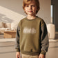 Boys “BOSS” Embroidered Casual Sweatshirt