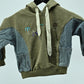 Olive Street Denim Patch Boys Hoodie