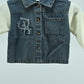 Boys Denim Patchwork Casual Shirt