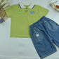 Boys Casual Polo T-Shirt and Shorts Set – 2 Piece Kids Outfit