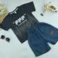 Boys Casual Graphic T-Shirt and Shorts 2-Piece Set-Model 2