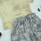 Boys Textured T-Shirt &amp; Cargo Shorts Set