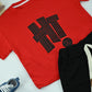 Boys Graphic Print T-Shirt & Drawstring Shorts Set