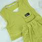Boys Layered V-Neck T-Shirt &Shorts Set
