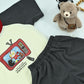 Boys Cartoon TV Graphic T-Shirt & Shorts Set